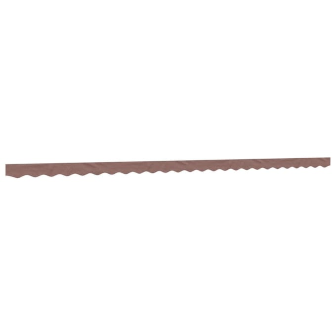 vidaXL - Vervangingsdoek - voor - luifelrok - gestreept - 600 - cm - bruin