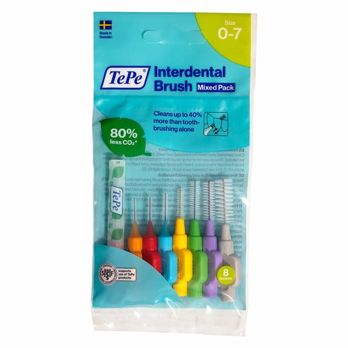 TePe Interdentale Ragers Original Gemengd - 3 x 8 stuks - Voordeelverpakking