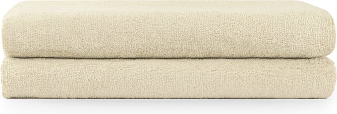 Blumtal Terry Handdoeken Set - 2 x Baddoek - 70 x 140 cm - Zand