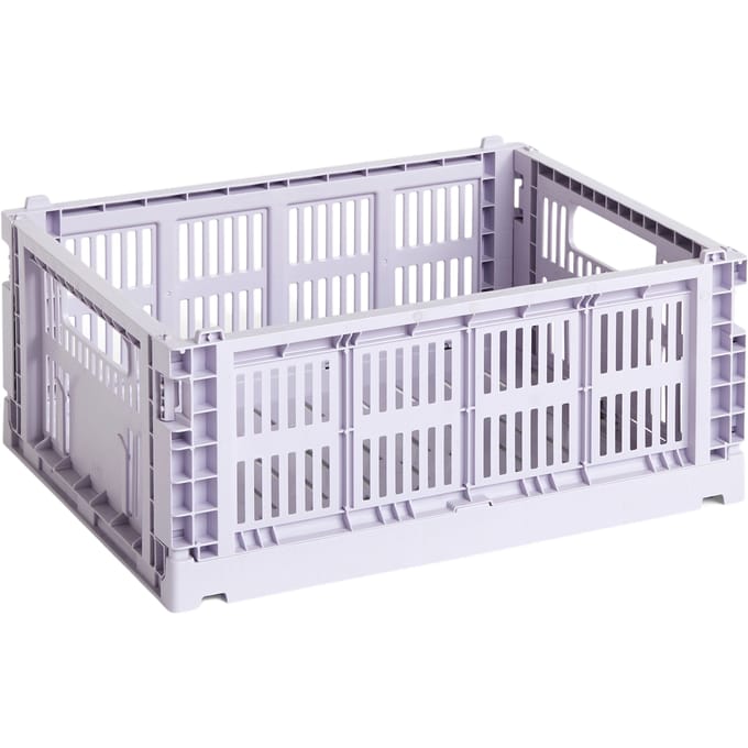 HAY Colour Crate Vouwkrat M recycled - lavendel