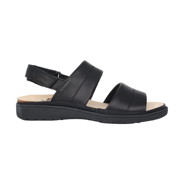 Ganter Evi - dames sandaal - Zwart - maat 37 (EU) 4 (UK)