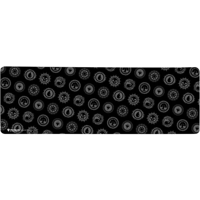Magic: The Gathering Black And Grey Mana Pattern Gaming Mouse Mat - Medium - 90 x 30cm