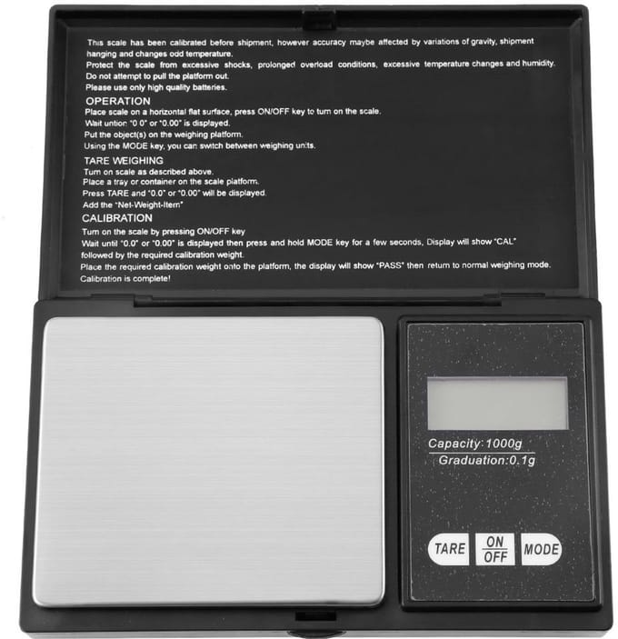 Dailygoods- Zakweegschaal Hoge Precisie - Digitale Weegschaal