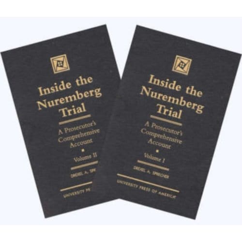 Inside The Nuremberg Trial - Sprecher, Drexel A.