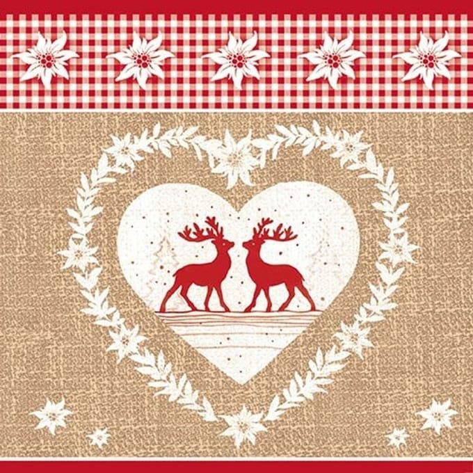 Ambiente - Lunch servetten - Deer Love Nature