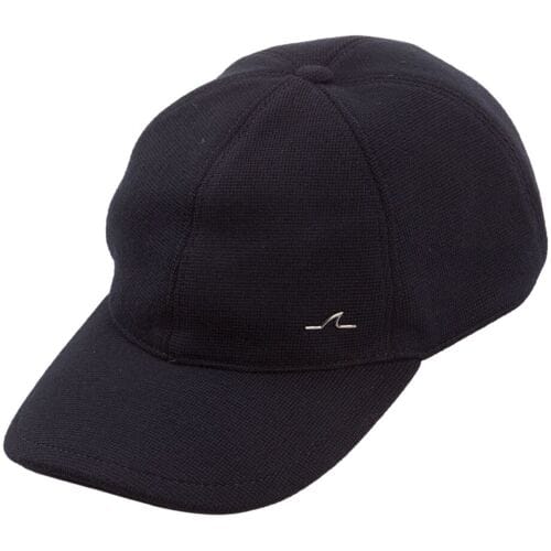 Paul & Shark Shark Fin Knit Baseball Cap Donker Blauw / male