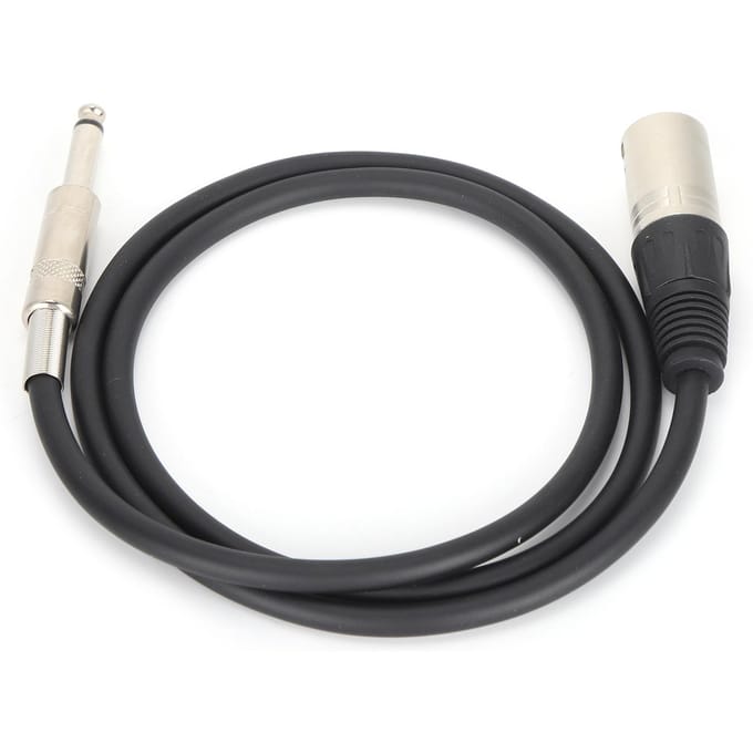 6,35 mm XLR Mannelijk naar TRS Jack Microfoonlijn Microfoonkabel voor Microfoons Luidsprekers Podium 3 Meters