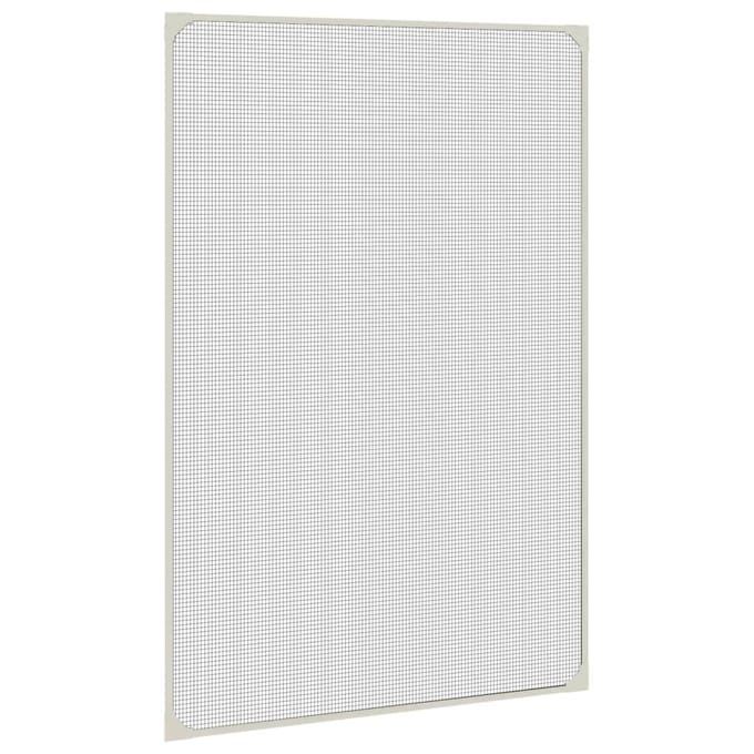 vidaXL - Insectenhor - voor - ramen - magnetisch - 80x120 - cm - wit