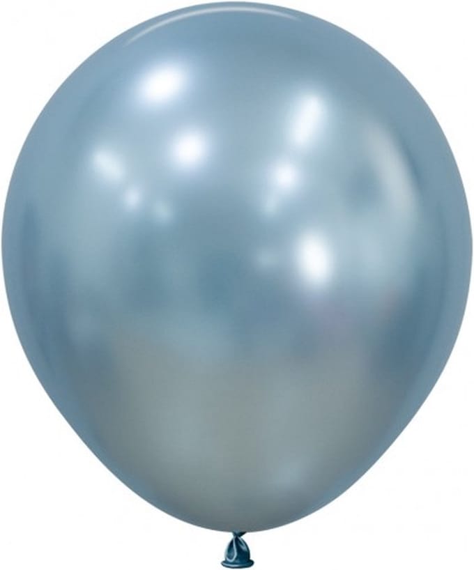Blauwe ballonnen - Sempertex professionele ballonnen - 30 centimeter - zak van 50 stuks - Silk Arctic Blue 839