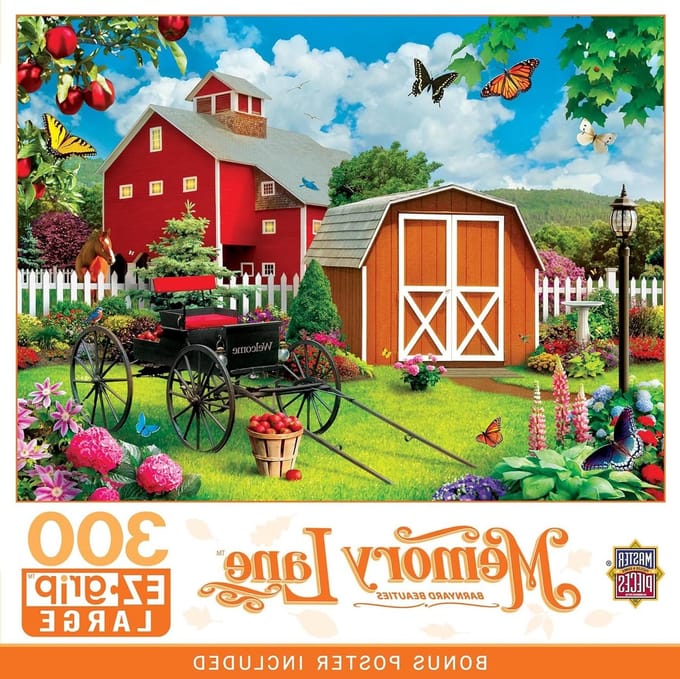 Legpuzzel 300 Stukjes - Grote Stukjes Puzzel - Ontspanning Thuis - EZ Grip Vormen - 45.7 cm x 60 cm