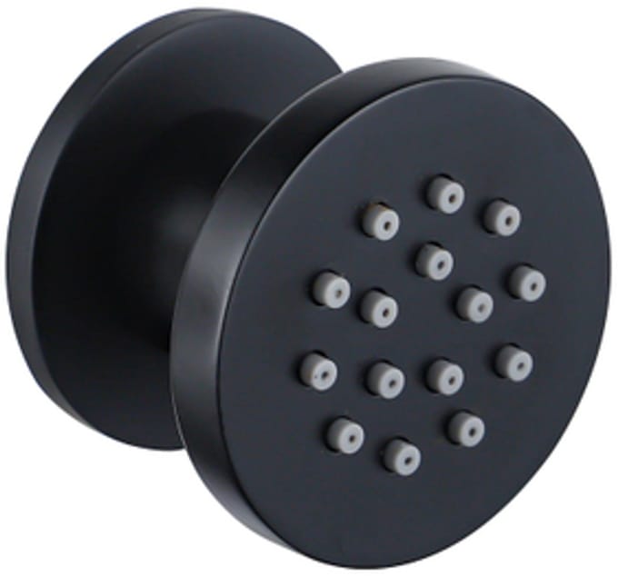 FugaFlow Eccelente Acces zijdouche - 5cm - rond - mat zwart