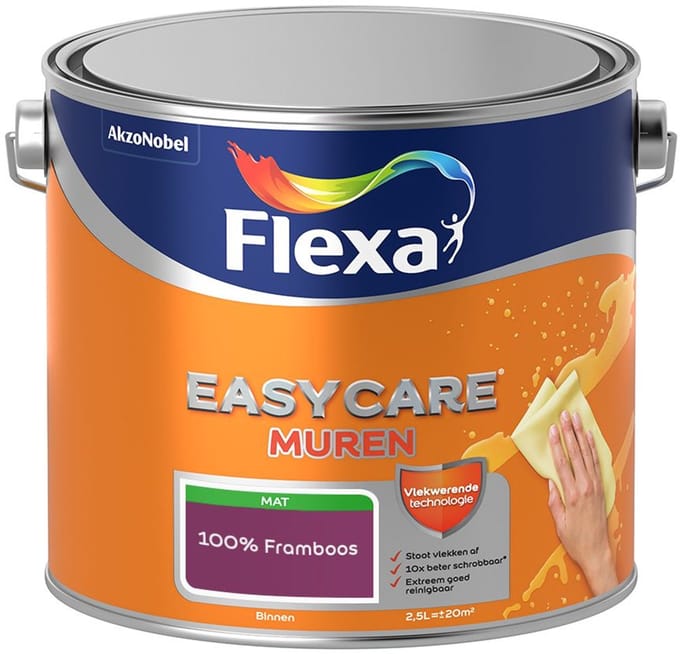 Flexa - Easycare Muren - 100% Framboos - Mengverf - 2,5 L