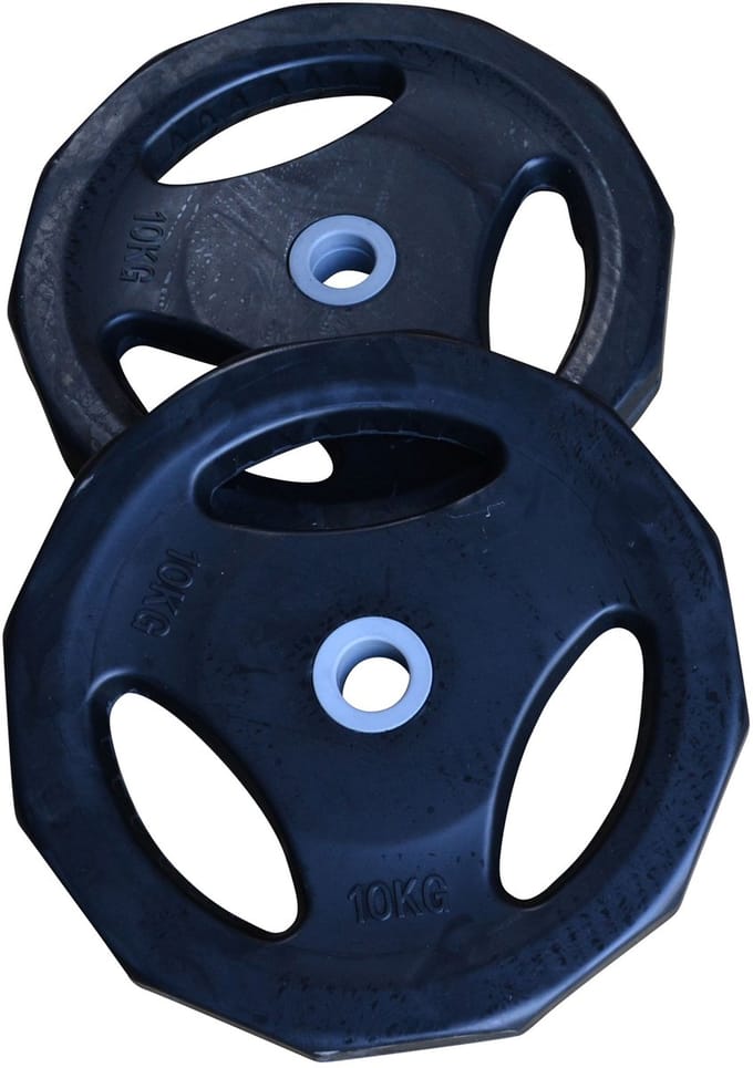 NexGen Aerobic Pump Halterschijf Pro | 10 kg l Rubber l Zwart