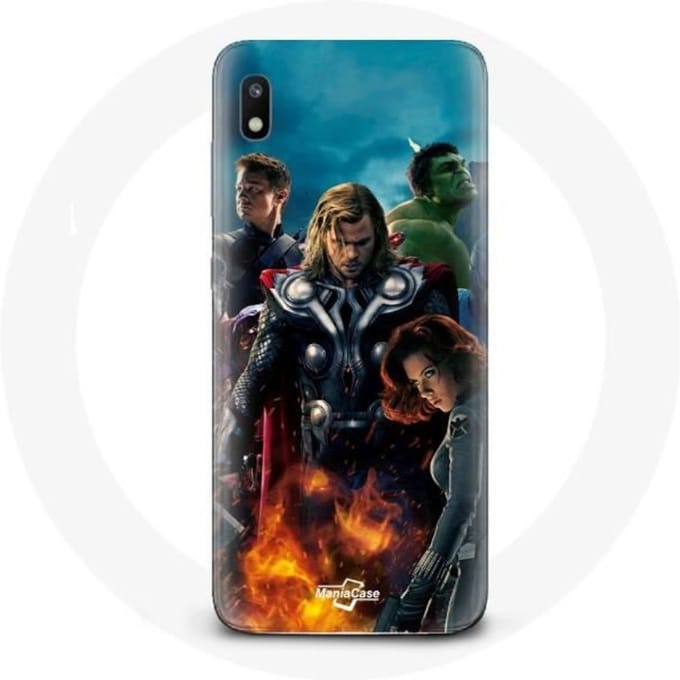 Coque pour Samsung Galaxy A10 Avengers film de super héros