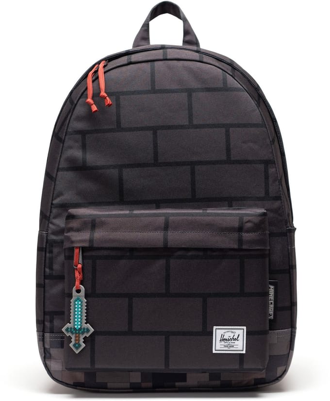 Herschel vrijetijdsrugzak rugzak Minecraft Classic Backpack 30L The Nether donkergrijs