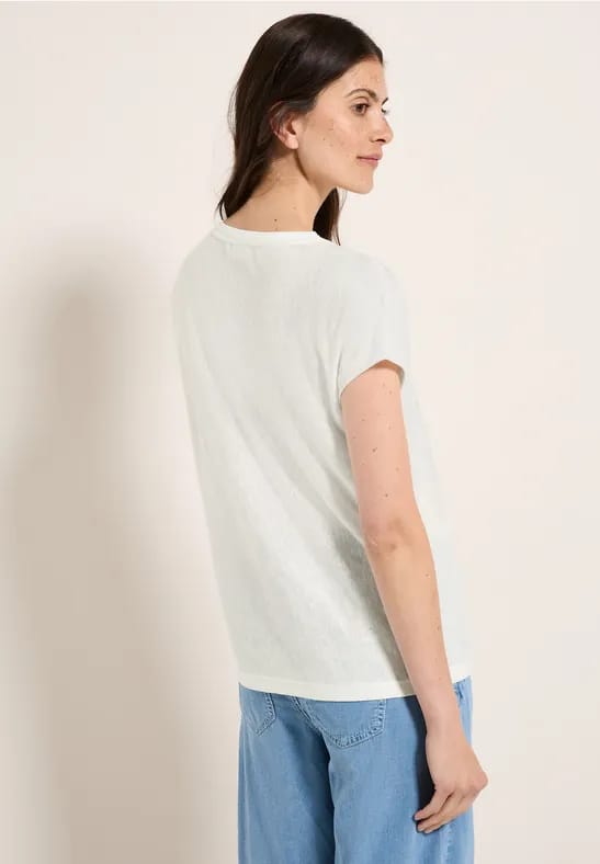 Shirt met geborduurd patroon