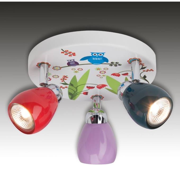 Brilliant BIRDS - Kinder plafondspots - Veelkleurig