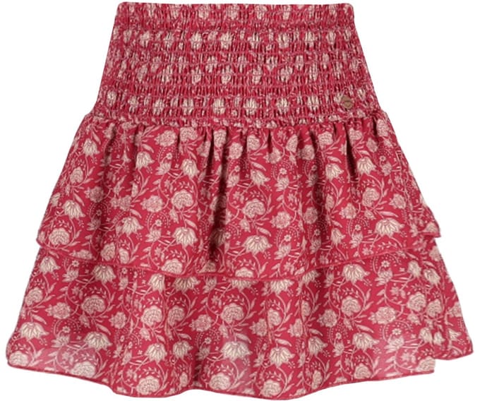 Nono Nika Pailsy Layered Skirt Meisjes - Korte rok - Roze - Maat 134/140