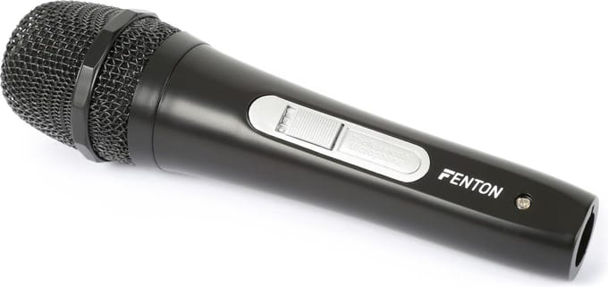 Fenton DM110 Dynamische Microfoon met XLR - 6,3mm jack kabel (3 meter)