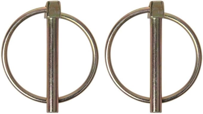 ProPlus Borgpen - Ø 6 mm - met Ø 38 mm ring - 2 stuks - robuust staal