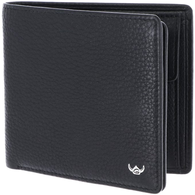 Golden Head Leren portemonnee Capri RFID Protect Scheintasche 1134 Schwarz zwart