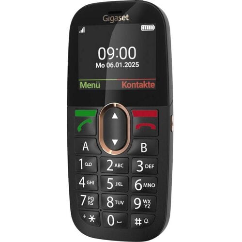 German mobile phone - emergency button - big screen - charger - for german market -
