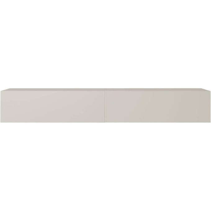 SELSEY TV-meubel - 200 cm - taupe (grijsbeige) - BISIRA