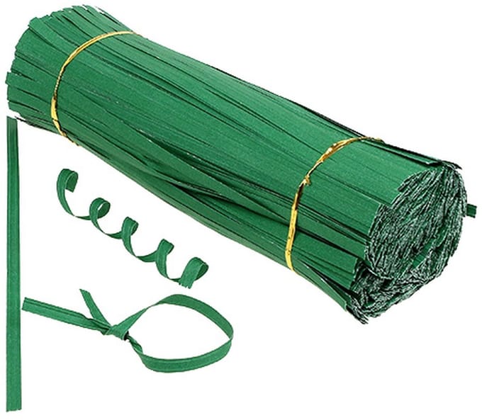 Bindstrips lang groen 30cm 2-draads 1000 stuks