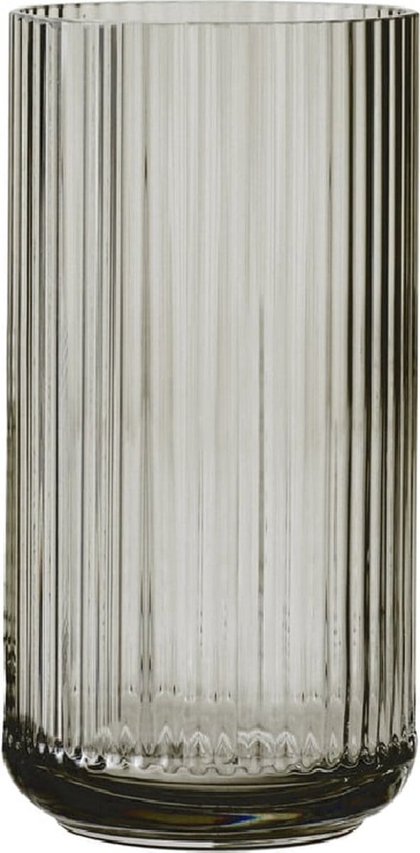 Lyngby Smoked Glass Vaas 20cm