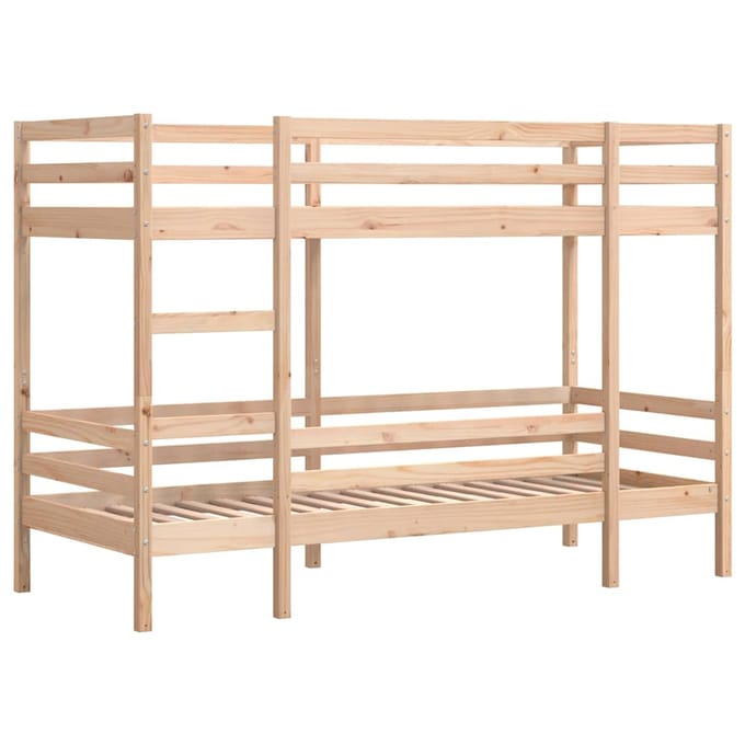 vidaXL - Stapelbed - massief - grenenhout - 80x200 - cm