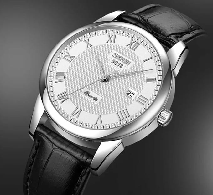 SKMEI klassiek horloge 30mm - Zwart