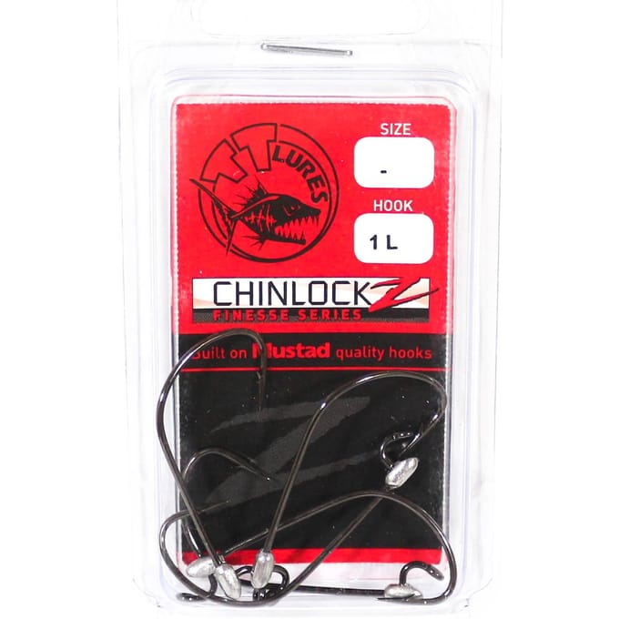 Tackle Tactics TT ChinlockZ Finesse Wormhaak 1 5/pak (2729)