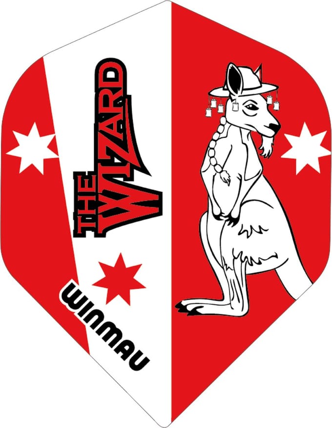 Winmau Rhino Simon Whitlock Red - Dart Flights