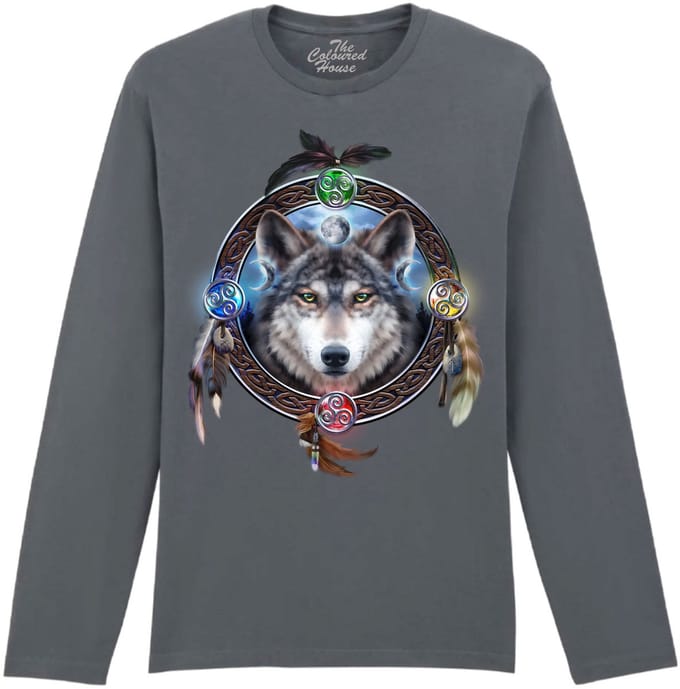 Wolf Guide The Coloured House Longsleeve T-shirt L
