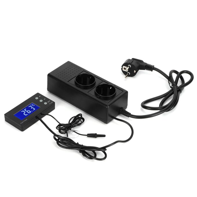 Temperatuurregelaar Thermostaat Digitaal Aquarium Incubator Regulator Controller black