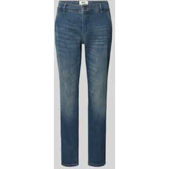 Jeans in used-look met steekzakken, model 'Montana'
