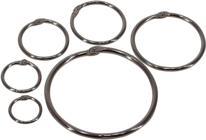 Bronyl gebroken ringen diameter 32 mm | doos van 100 stuks
