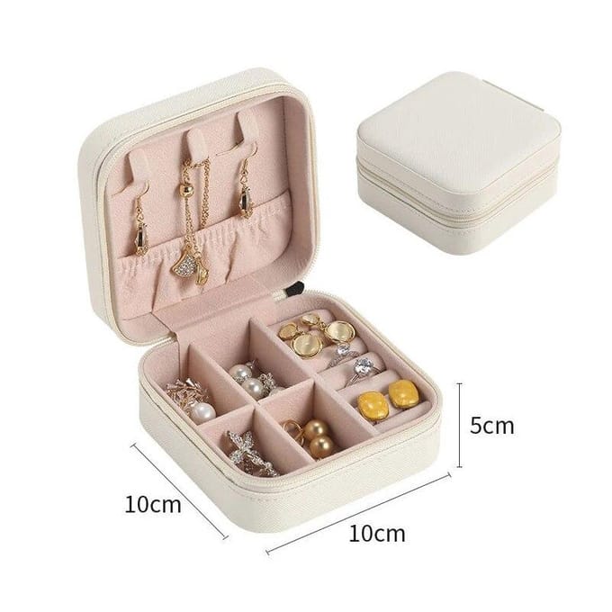 Sieradenorganizer Display Reissieradendoos Dozen Draagbare sieradendoos Lederen opbergruimte Joyeros Organizador De Joyas