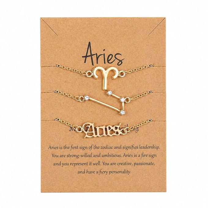 Aries - Ram - Armbanden Set - Horoscoop - Sieraden - 3- EmmyRovi