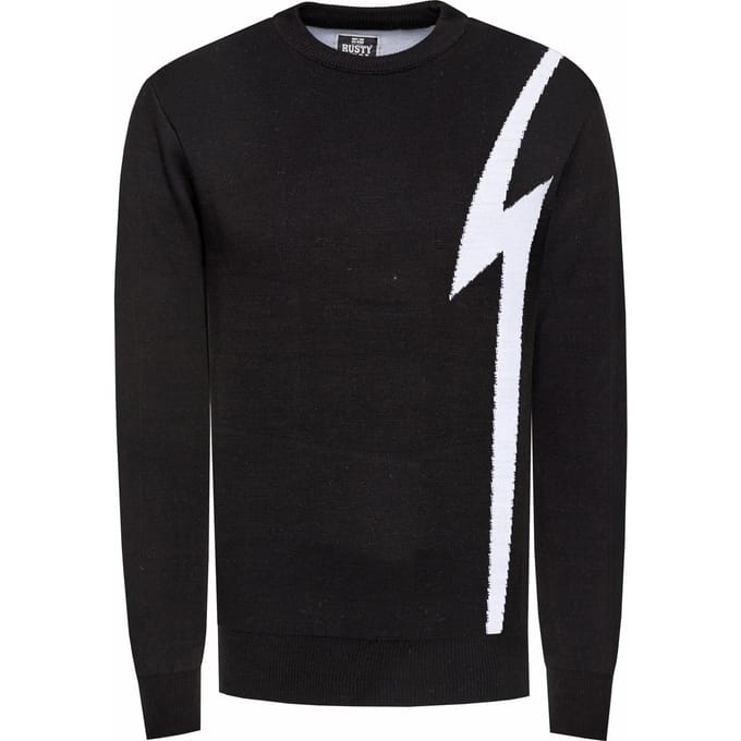 Flash gebreide trui met ronde hals