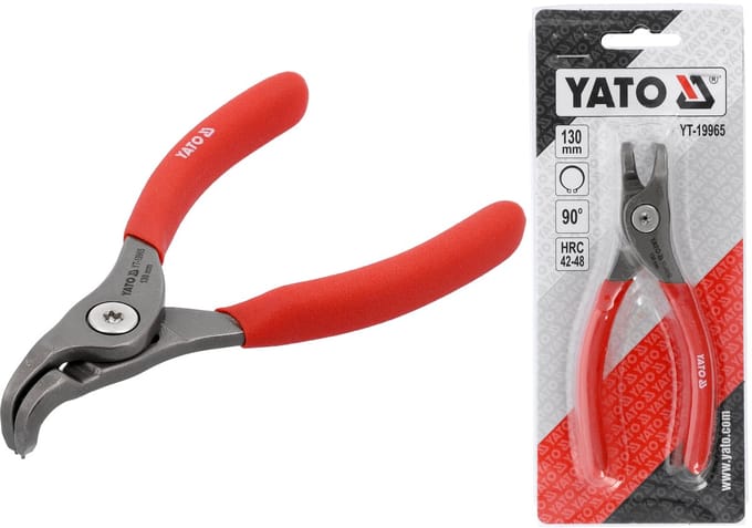Yato Seeger Tangen 3-9 mm extern gebogen 130 mm