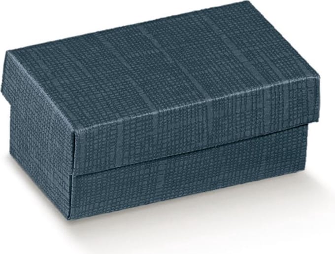 Geschenkdoos, cadeaudoos met deksel karton BLAUW, 30x20x10cm (5 stuks)