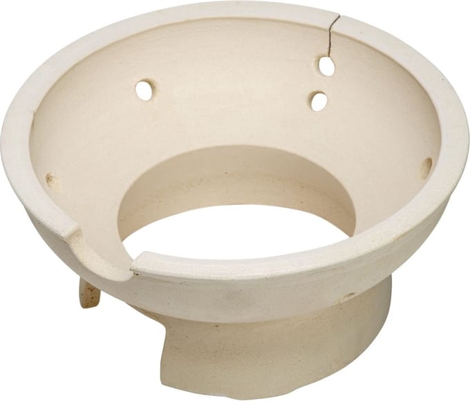 Yakiniku - BBQ Accessoire Kamado 11 inch Mini Fire Box - Keramiek - Beige -