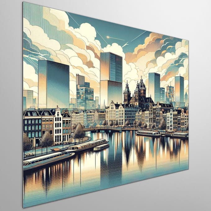 Kunstprint | Wanddecoratie | Dibond | 80 × 80 cm