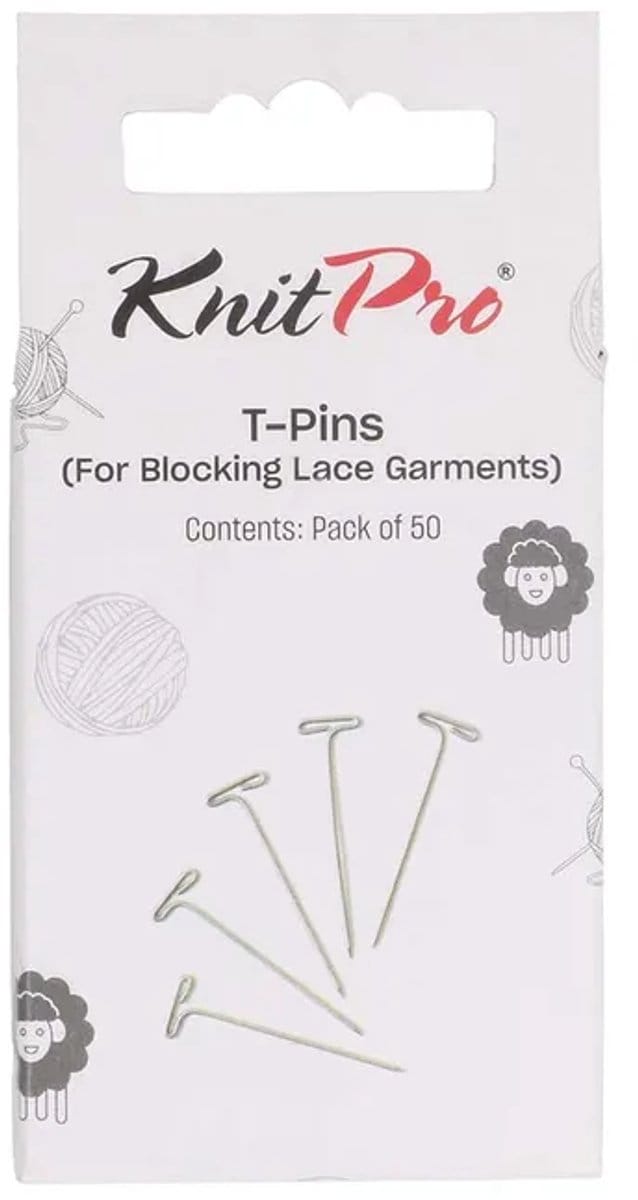 KnitPro T-pins - spelden - 50 stuks - blocken - haken - breien