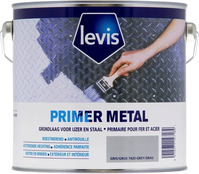 Levis Primer - Metal - Mat - Wit - 2,5L