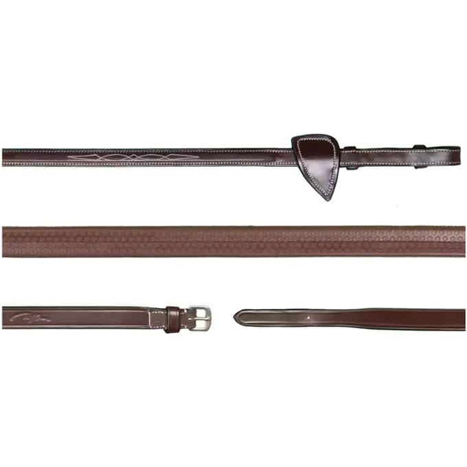 Rubberen paardenteugels Dy'on US Collection 5/8"