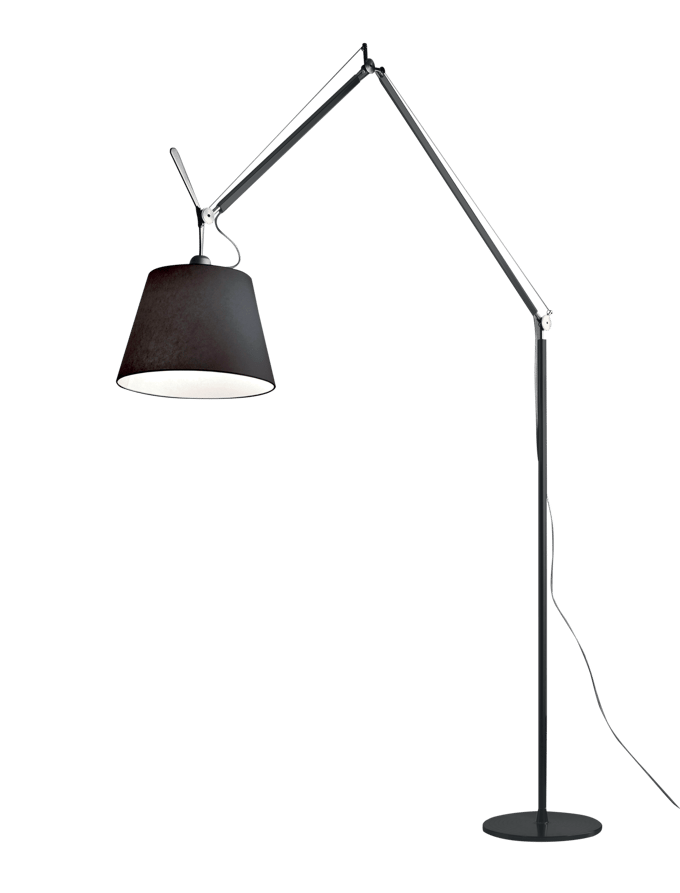 Artemide - Tolomeo Mega Terra vloerlamp - zwart - zwart - Ø 42