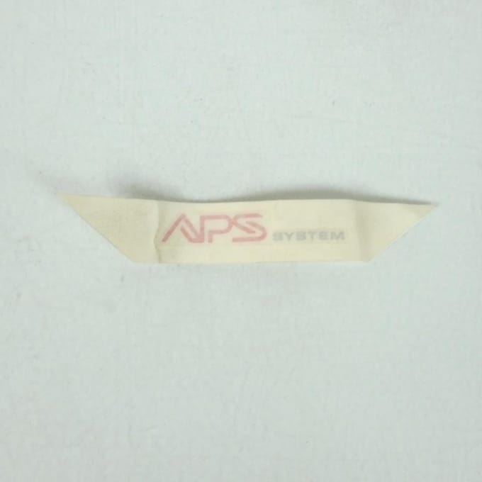 Sticker APS System voorspatbord voor scooter Peugeot 125 SV 725198AR Nieuw