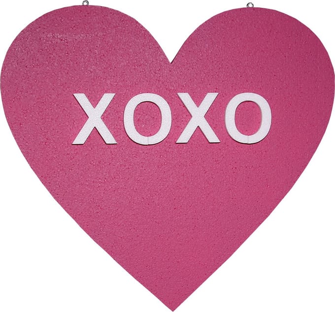 Hart XXL-55 cm-Valentijn-moederdag-bruiloft-liefde